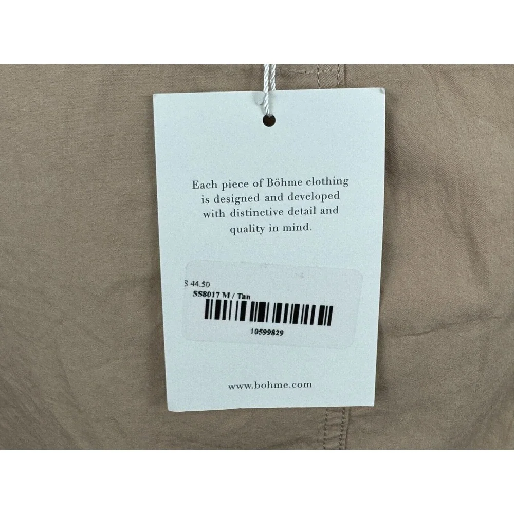 Bohme Cassie Convertible Skirt Women‎ M NWT Pockets Cotton Zip Closure Maxi Mini
